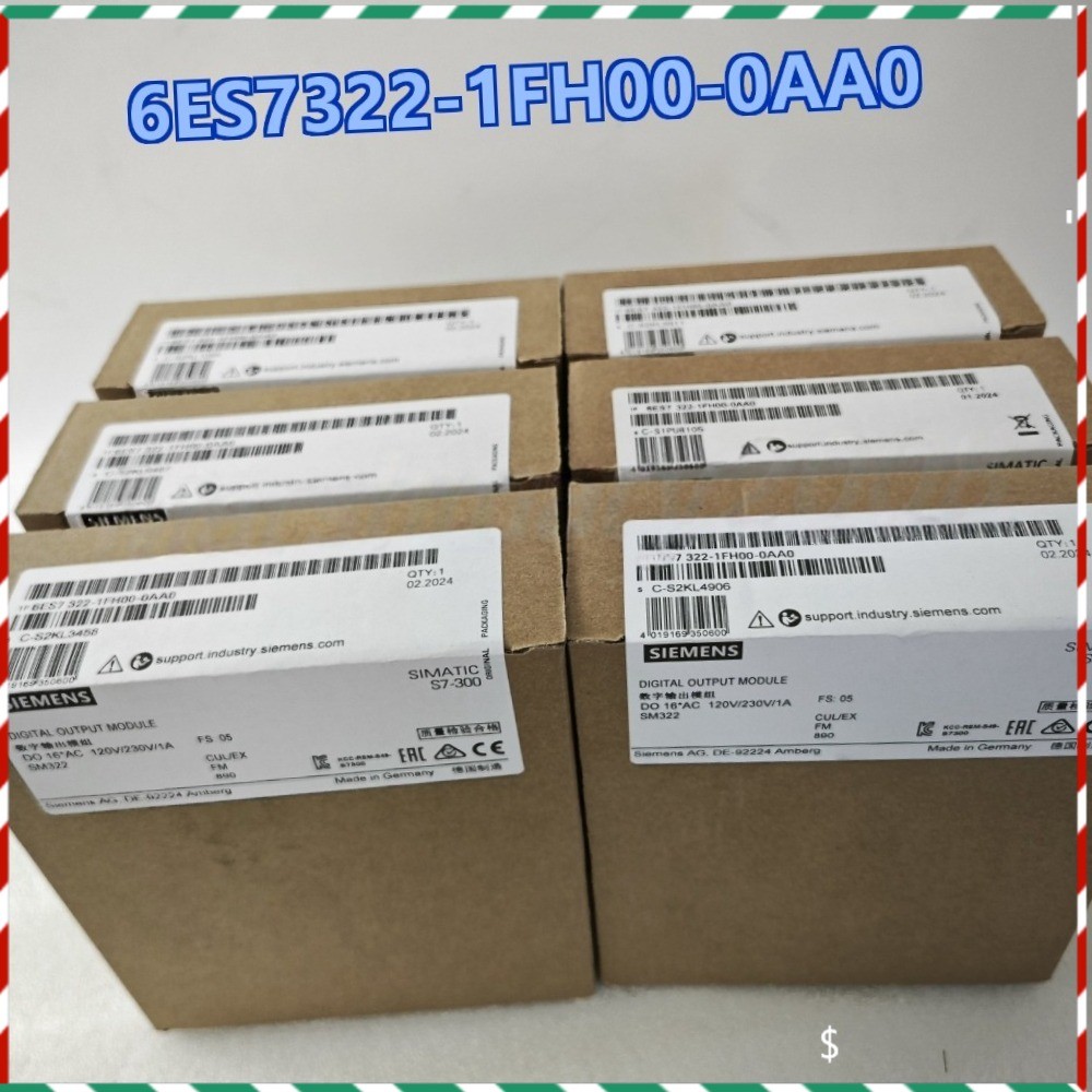 6ES7322-1FH00-0AA0 1PCS 6ES7 322-1FH00-0AA0 NEW SIEMENS S7-300 Digital Output M