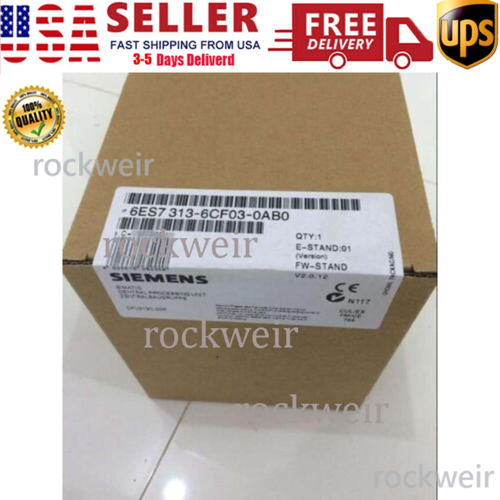 New Siemens Simatic S7-300 CPU313C-2 DP 6ES7313-6CF03-0AB0 6ES7 313-6CF03-0AB0