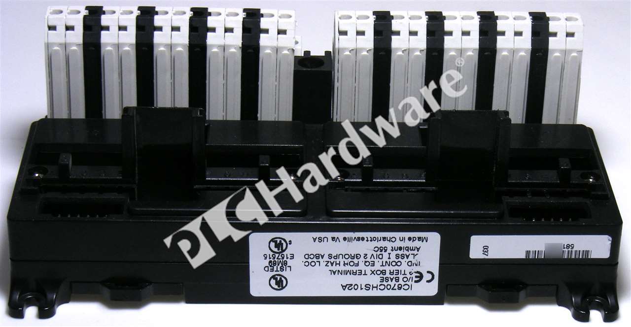 GE Fanuc IC670CHS102A I/O Terminal Block with Box Terminals