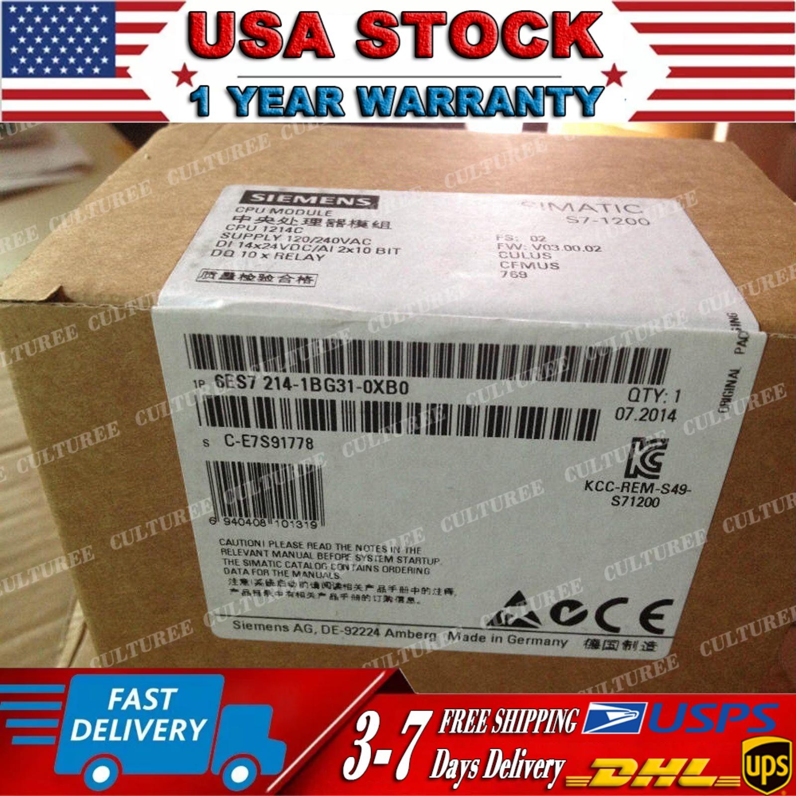 New Siemens SIPLUS S7-1200 CPU 1214c 6ES7214-1BG31-0XB0 6ES72141BG310XB0