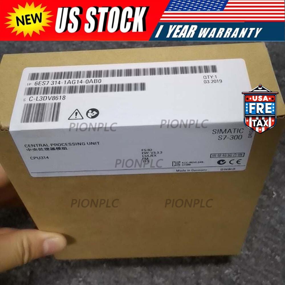 For Siemens 6ES7314-1AG14-0AB0 6ES7 314-1AG14-0AB0 CPU Module in Box