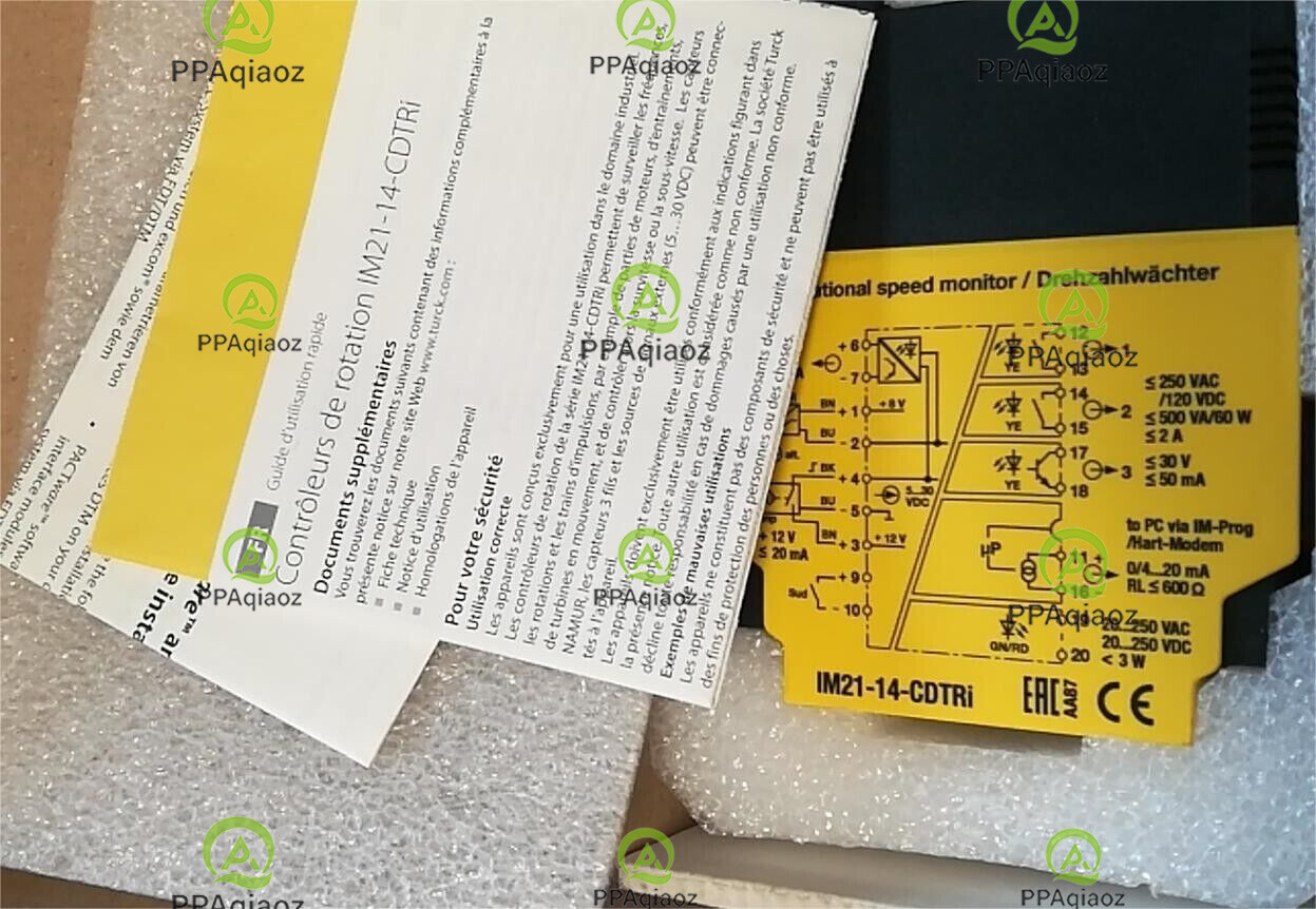 /IM21-14-CDTRi 7505650 TURCK ROTATIONAL SPEED MONITOR NEW IN OPEN BOX .DHL