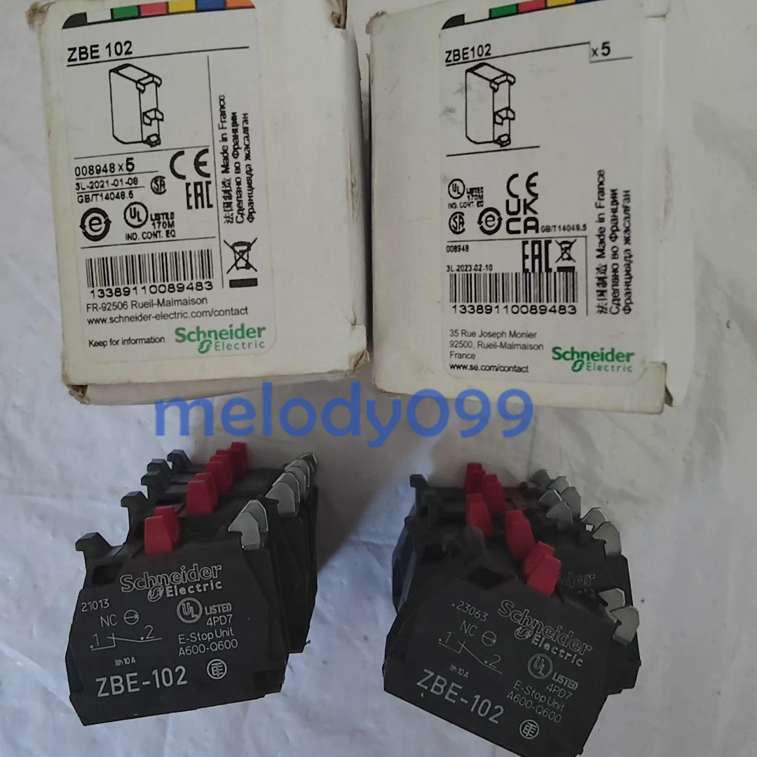 5PCS New Schneider ZBE102 thermal relay
