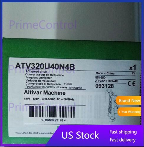1PC New Schneider ATV320U40N4B 4Kw Inverter Fast Shipping