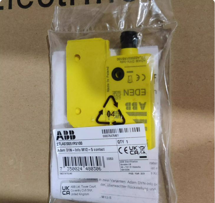 1PC 2TLA020051R5100 Safety Sensor, Eden Adam DYN-Info M12-5 New And Orginal