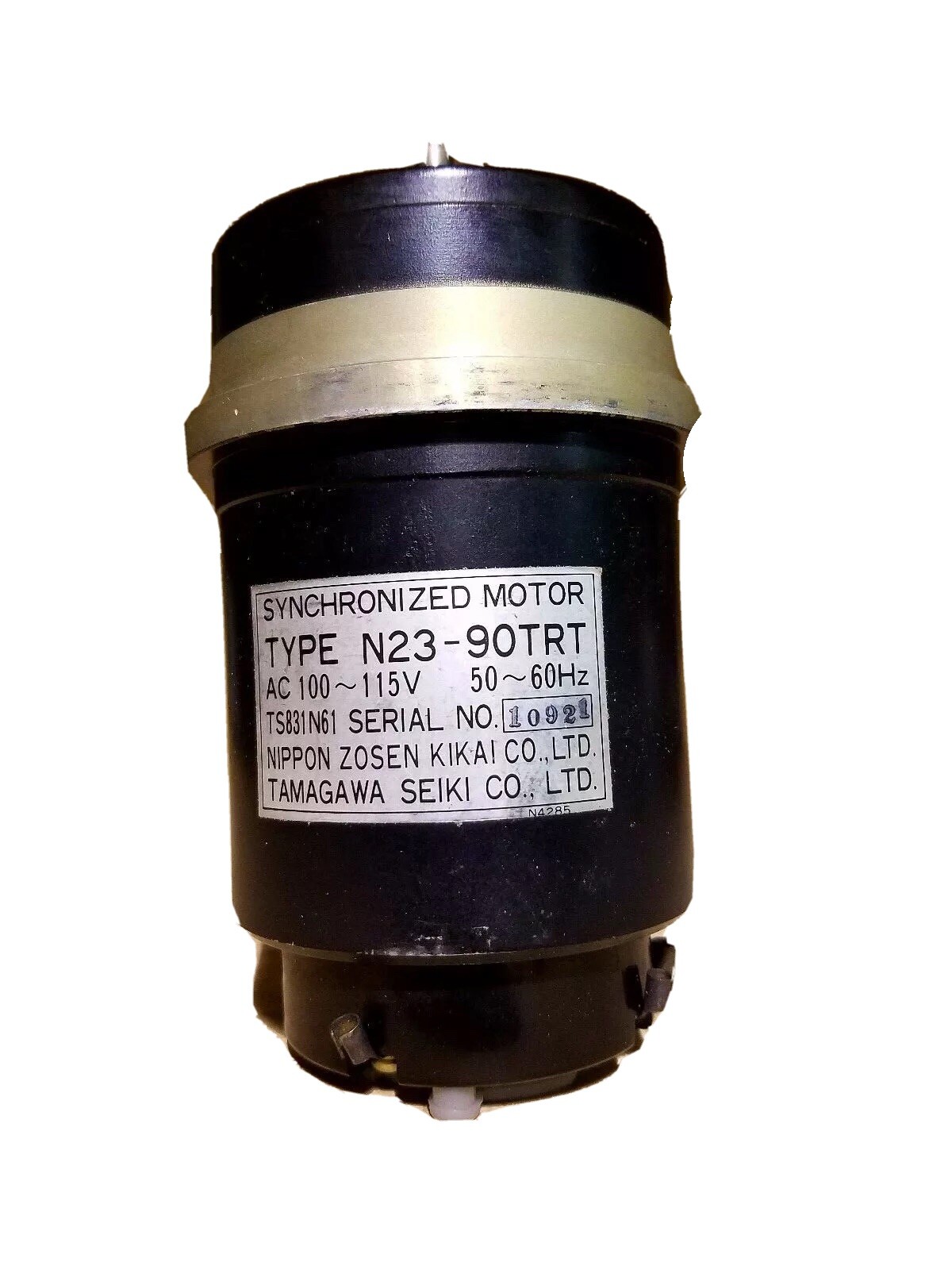 TAMAGAWA Synchro Motor N23-90TRT TS831N61 (100~115V 50~60Hz) – New