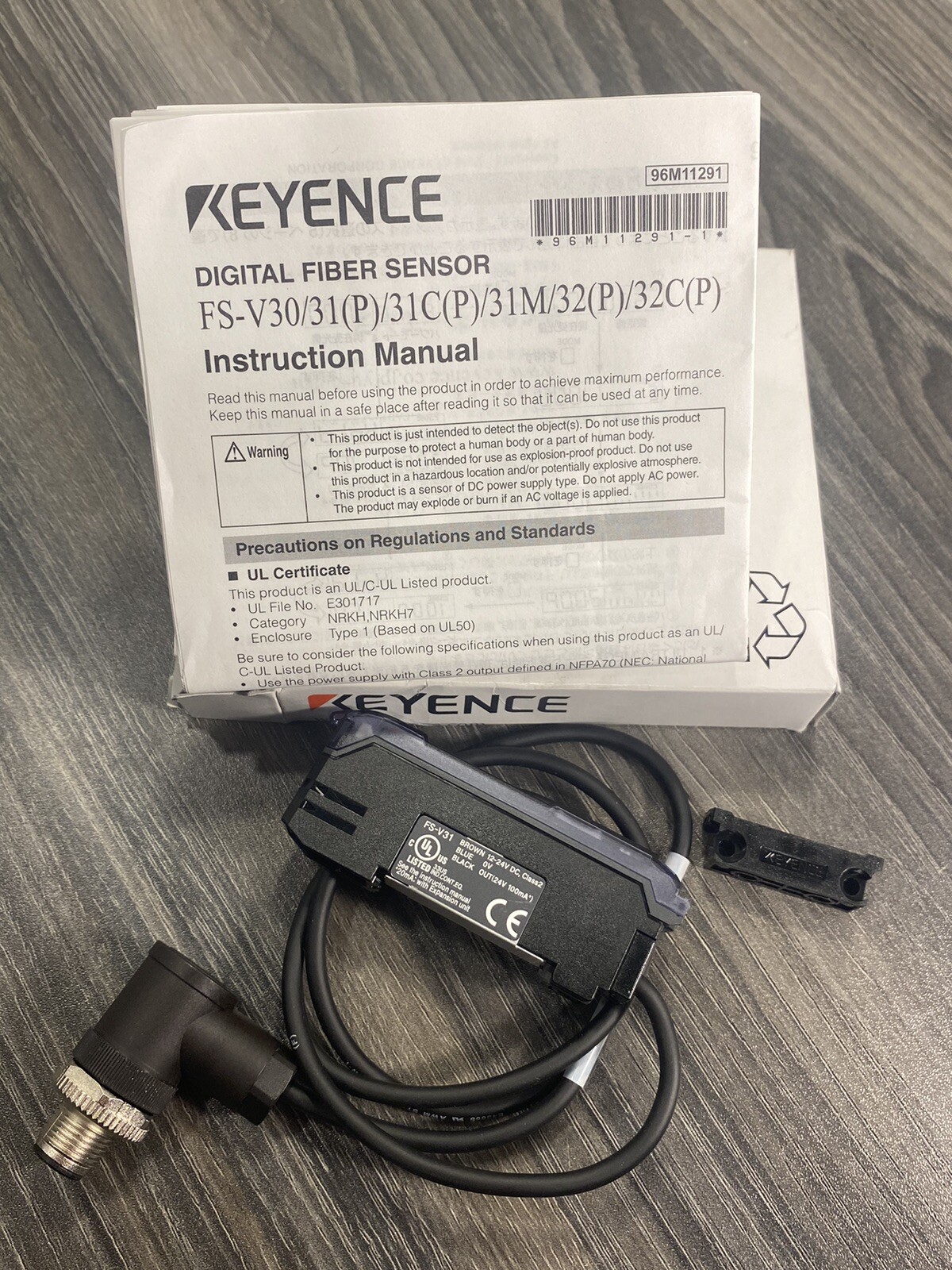 For KEYENCE FS-V31P FSV31P Digital Fiber Optic Sensor Switch 12-24VDC – USA