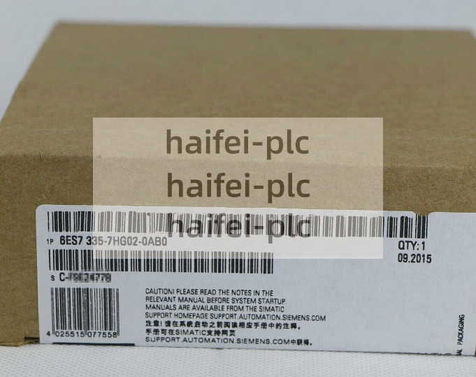 6ES7335-7HG02-0AB0 6ES73357HG020AB0 NEW SIEMENS Analog InputOutput Module