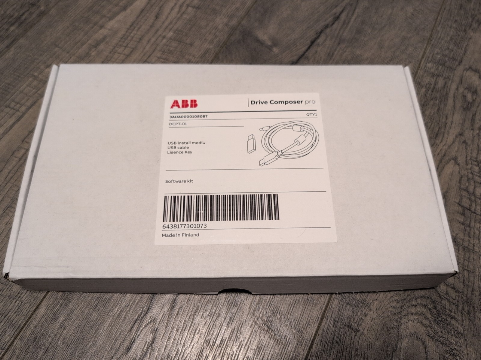 ABB USB DRIVE COMPOSER PRO 3AUA0000108087 DCPT-01 SOFTWARE KIT BRAND NEW