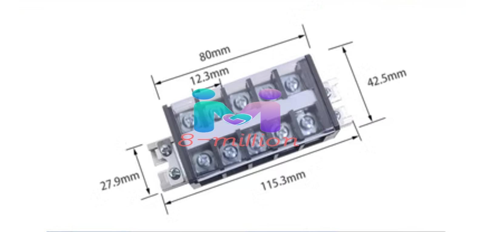 1 PCS NEW CHINT TD Series Connecting Terminal TD-3005 30A Free Shipping