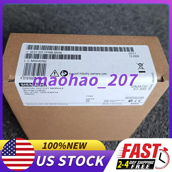 Siemens 6ES7 322-1FH00-0AA0 6ES73221FH000AA0 Factory Sealed