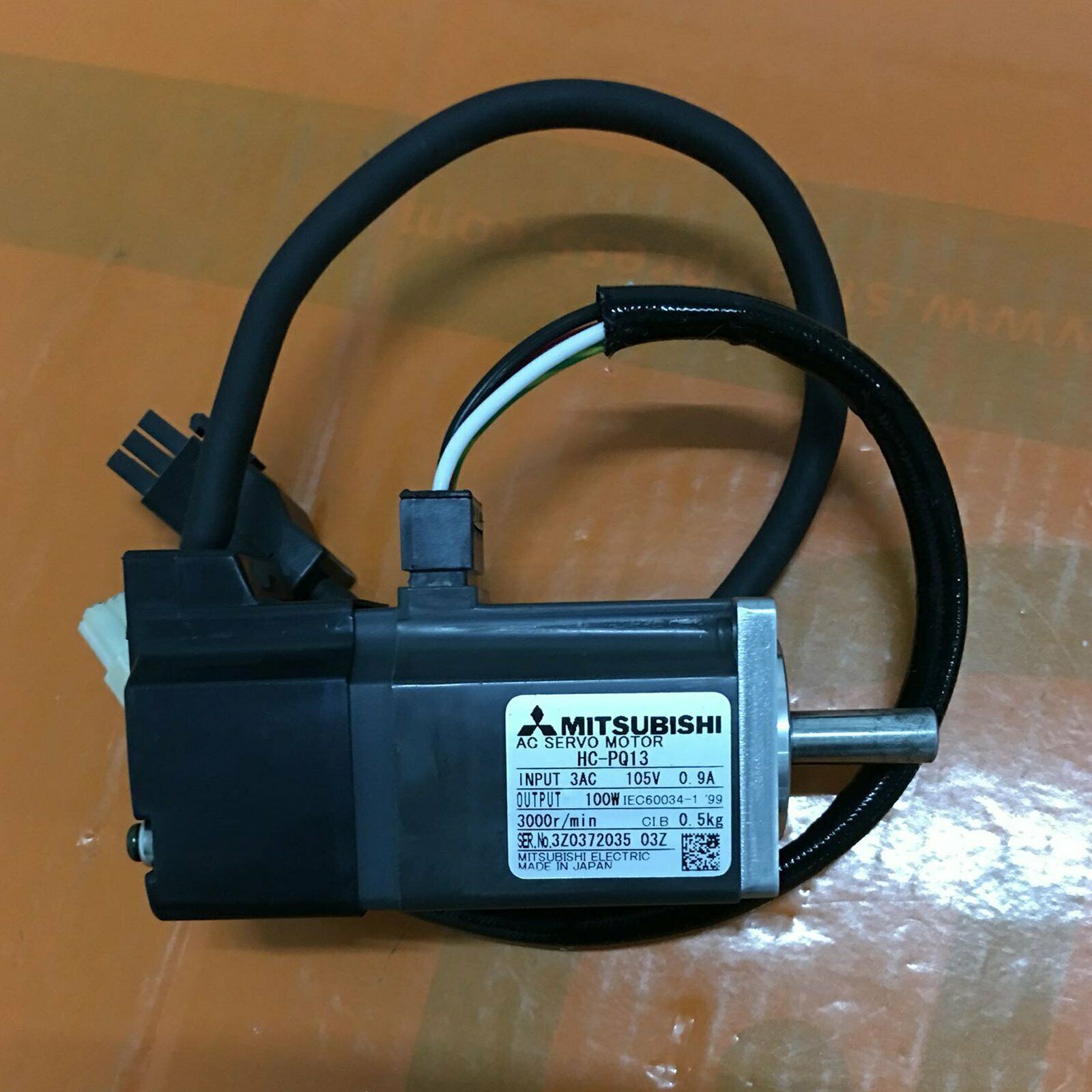 1PC HC-PQ13 AC Servo Motor USED MITSUBISHI Fully Tested