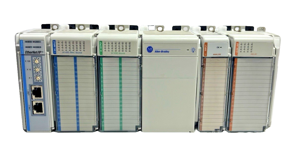 Allen-Bradley 1769-AENTR Compact I/O w/ IQ32 OB32 PA4 IF16C OW16 ECR
