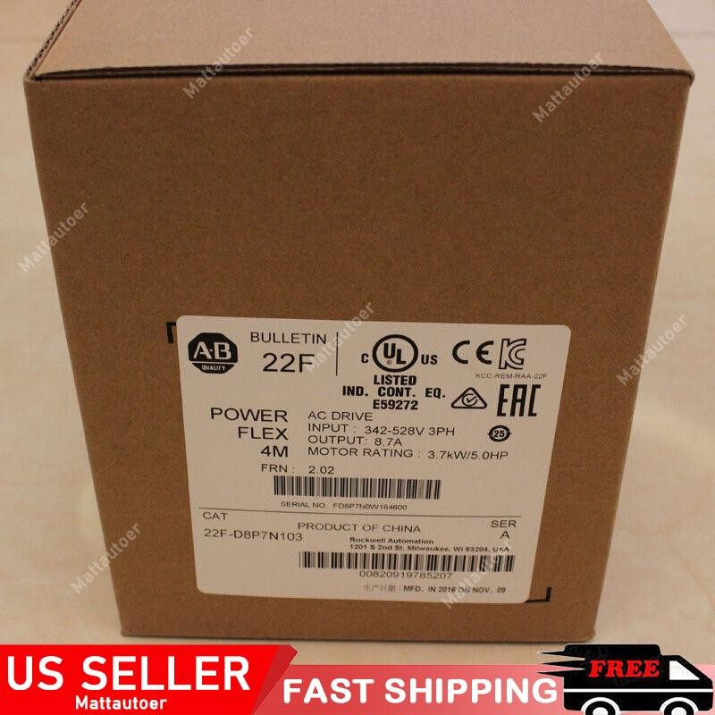 22F-D8P7N103 Allen Bradley PowerFlex4M AC Drive New Factory Sealed