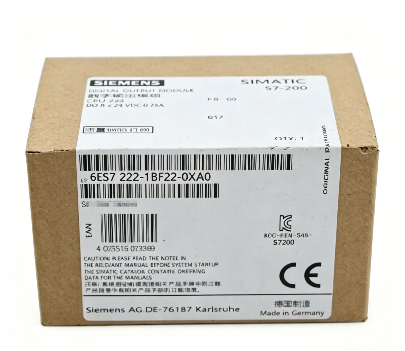 6ES7 222-1BF22-0XA0 NEW SIEMENS 6ES7222-1BF22-0XA0 S7-200 Digital Output Module