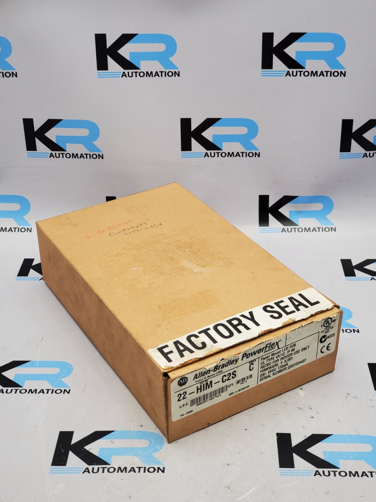 Surplus Pre-Owned Allen Bradley 22-HIM-C2S /C 4-Class Remote HIM For PowerFlex