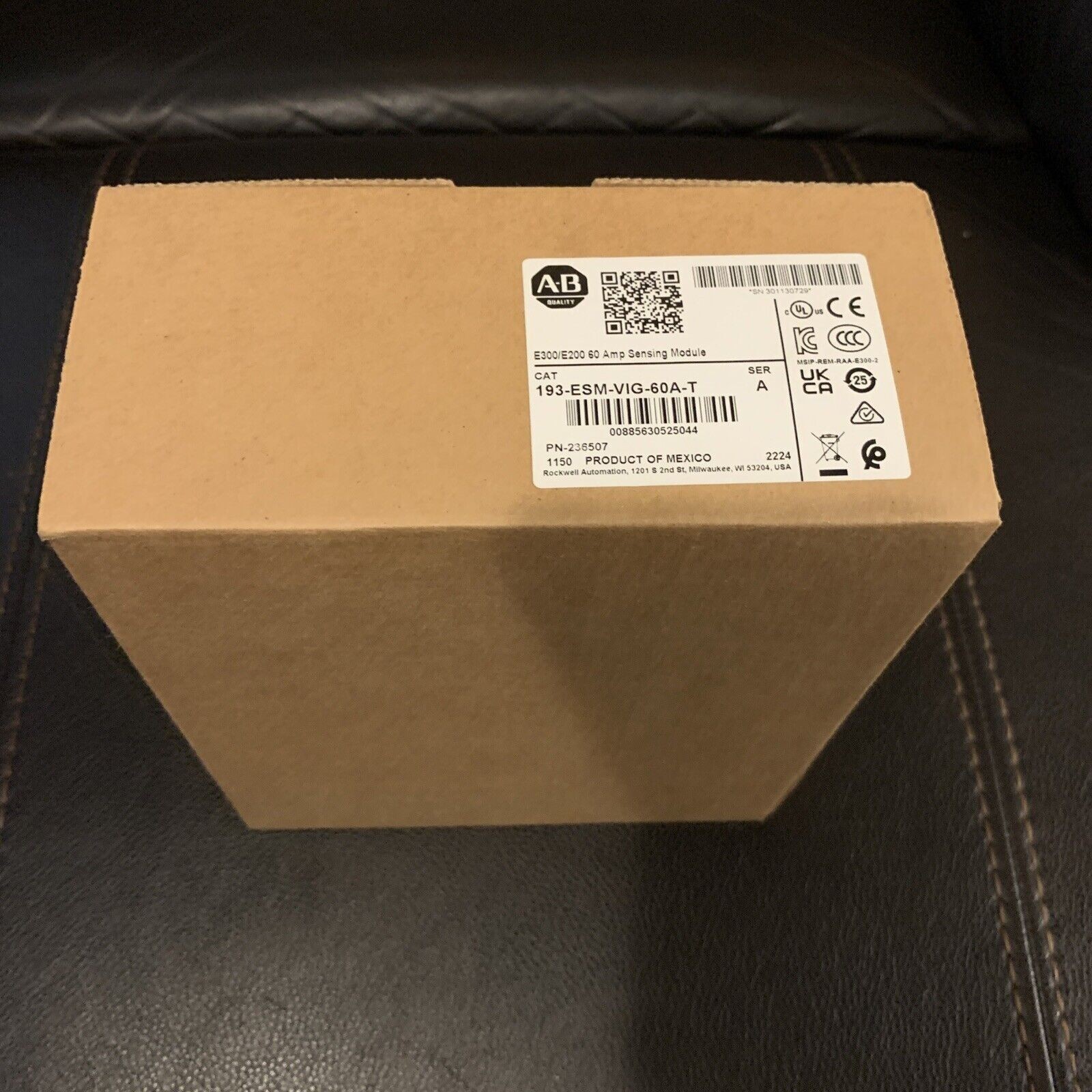 New AB 193-ESM-VIG-60A-T Ser A 60 Amp Sensing Module New In Box