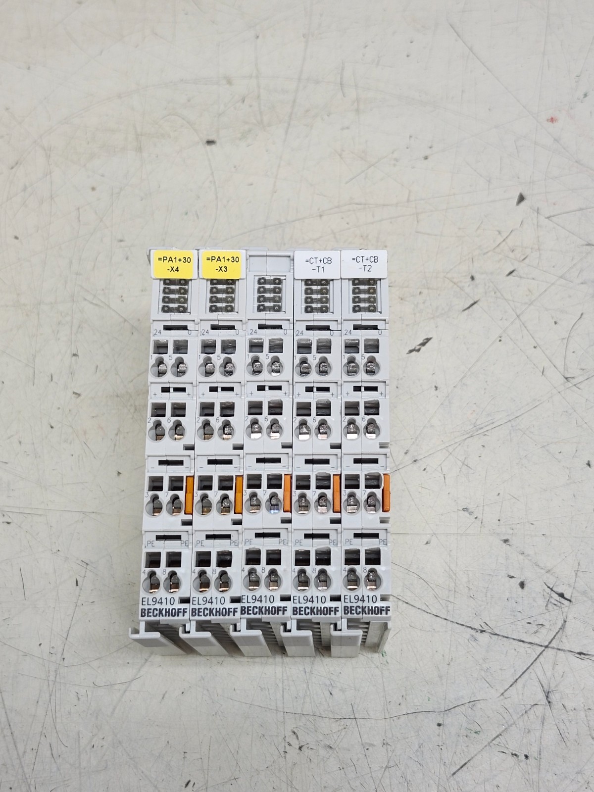 Lot Of 5 Beckhoff E-Bus Power Supply Unit Terminal P/N: EL9410 FREE SHIPPING