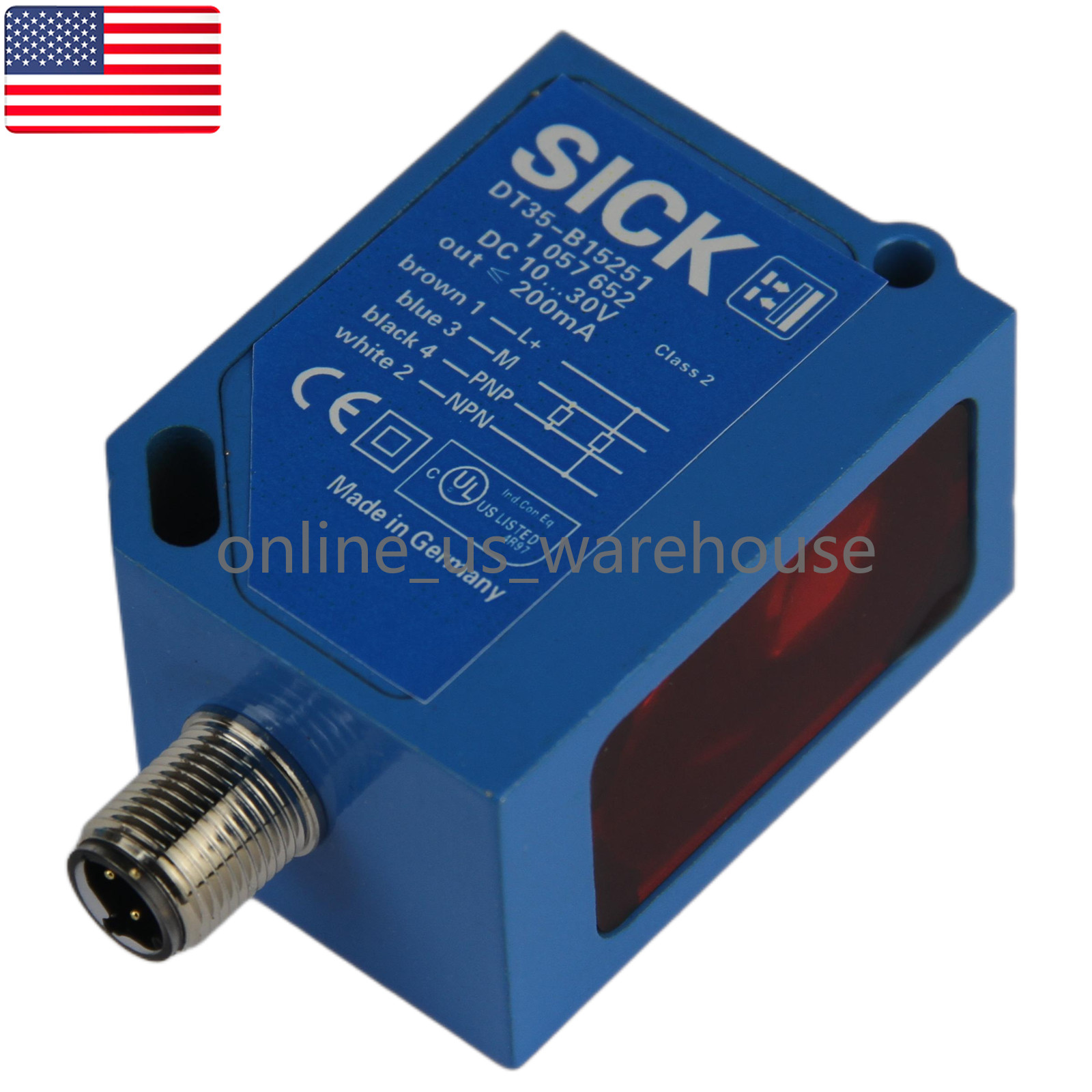 New Safety Mid Range Distance Proximity Sensor For Sick DT35-B15251 – US Stock