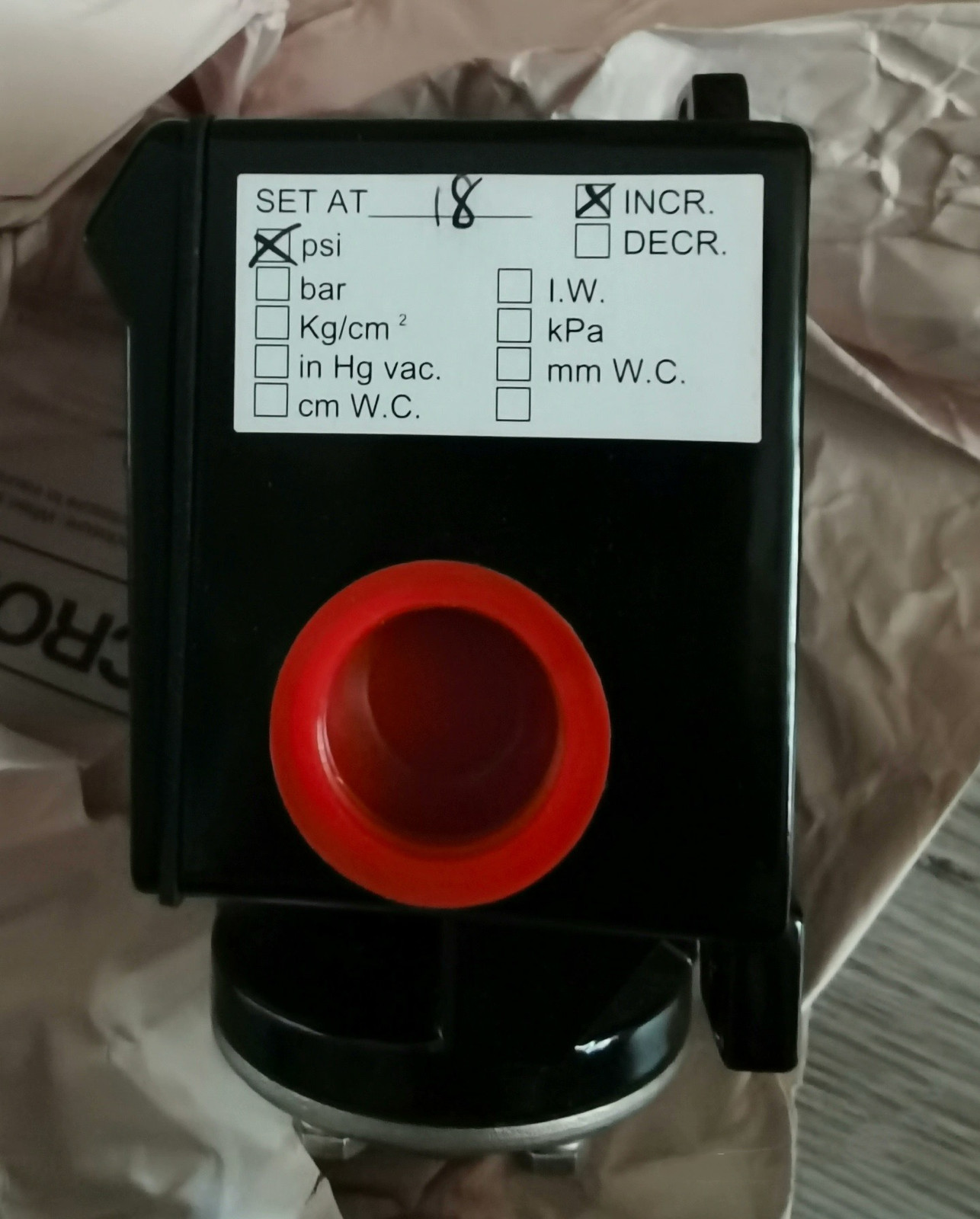 Brand New B424B XFS Pressure Switch