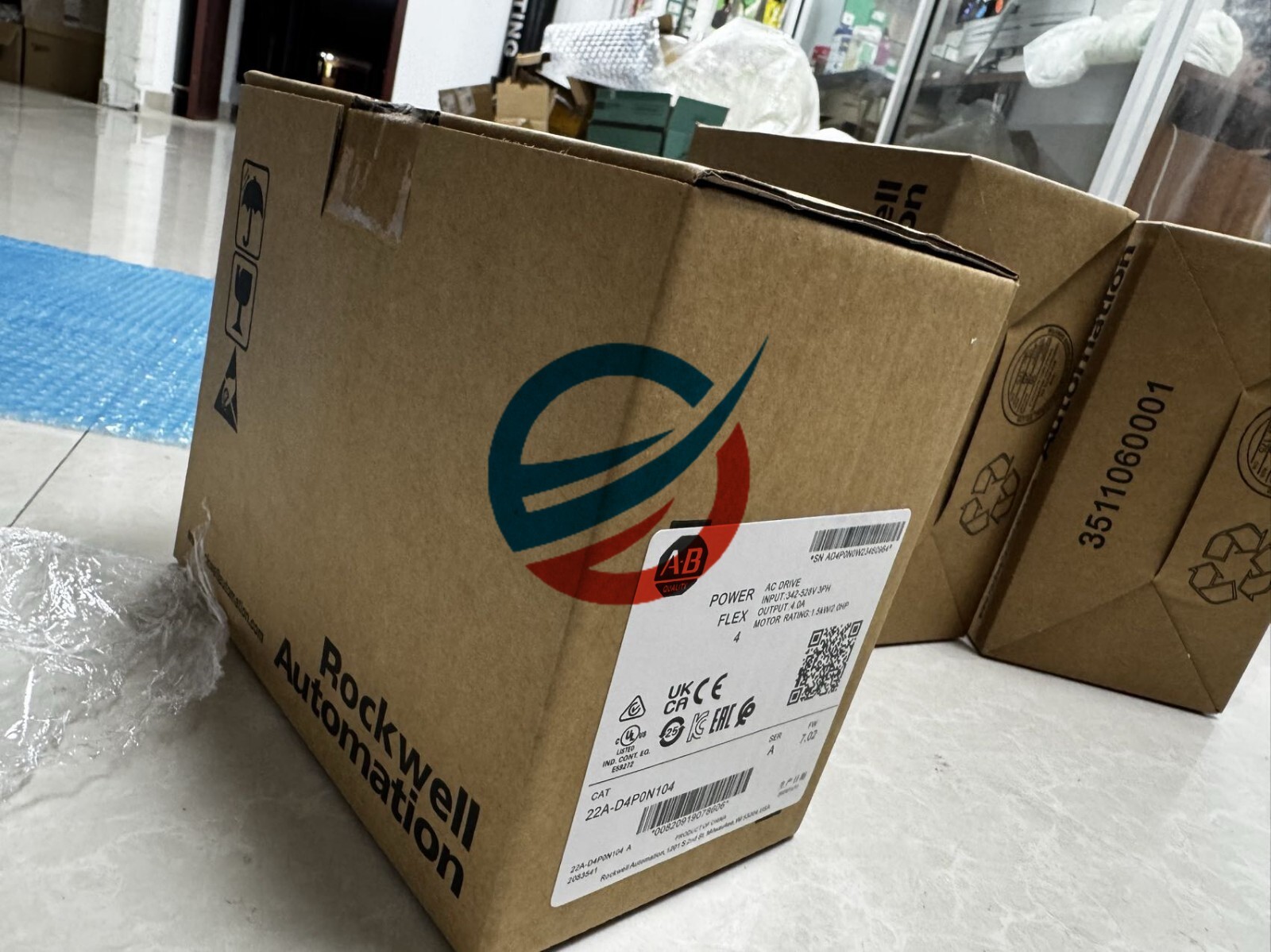 22A-D4P0N104 Allen-Bradley Powerflex 4 1.5KW 2HP AC Drive 22AD4P0N104