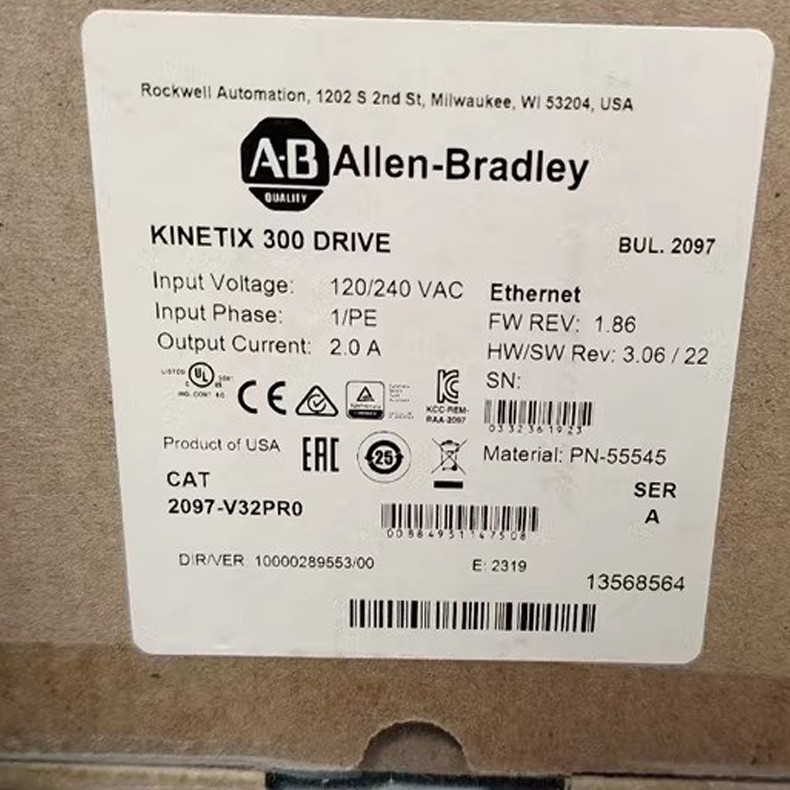 2097-V32PR0 NEW Kinetix 300 Servo Drive 2097-V32PR0