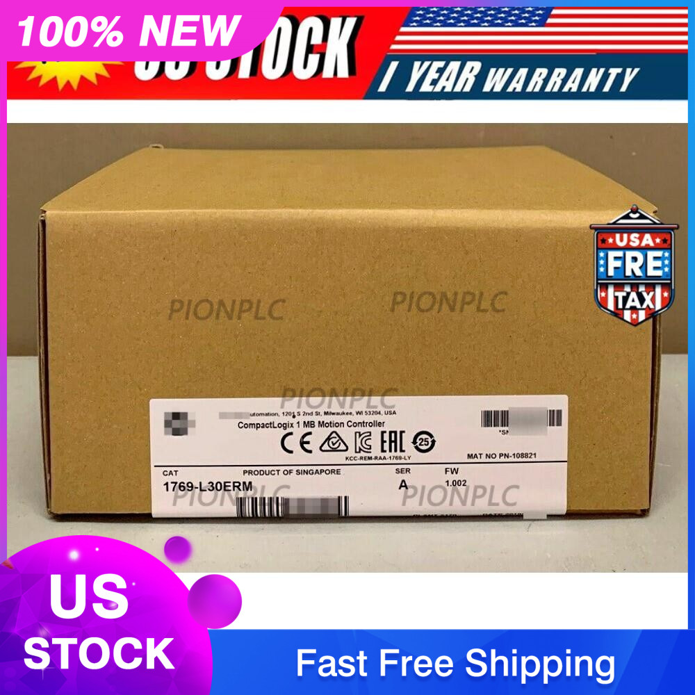 New Sealed Allen Bradley 1769-L30ERM CompactLogix 1 MB Controller US Free Tax