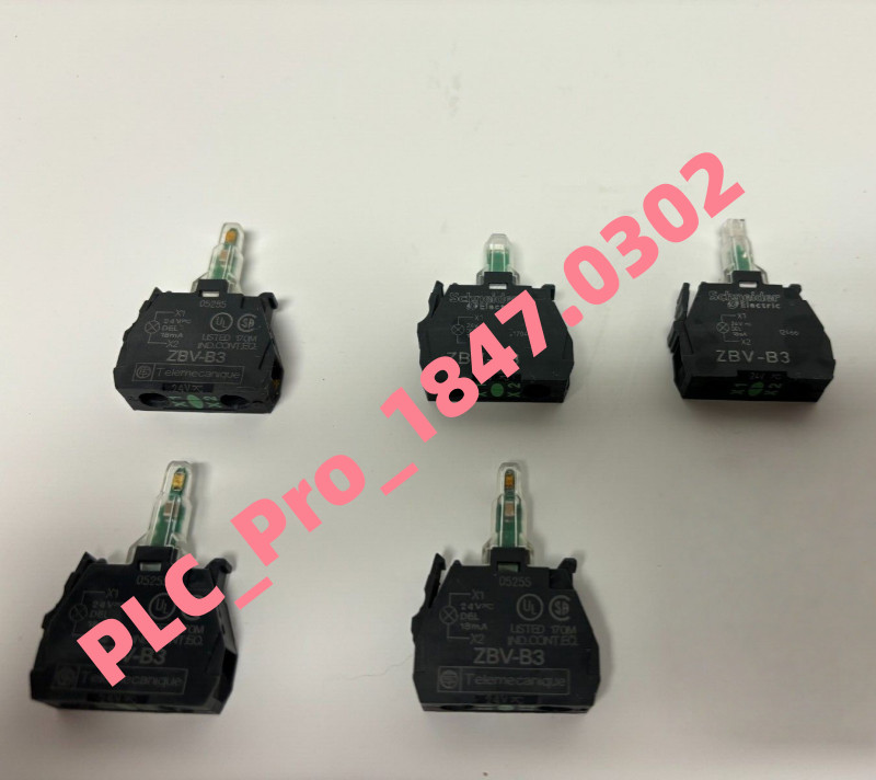 ZBV-B3 5PCS New Original Schneider ZBVB3 24VAC/DC Push button Fast delivery