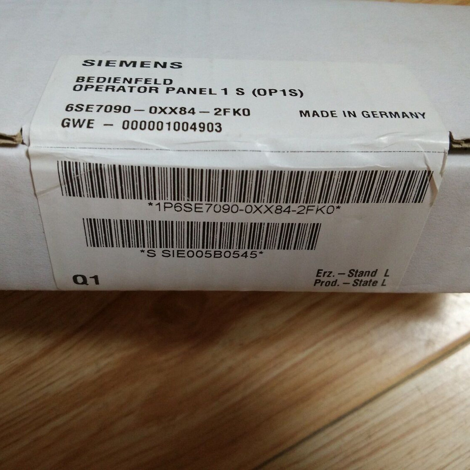 New Siemens 6SE7090-0XX84-2FK0 6SE70900XX841HK0 MASTERDRIVES VECTOR CONTROL
