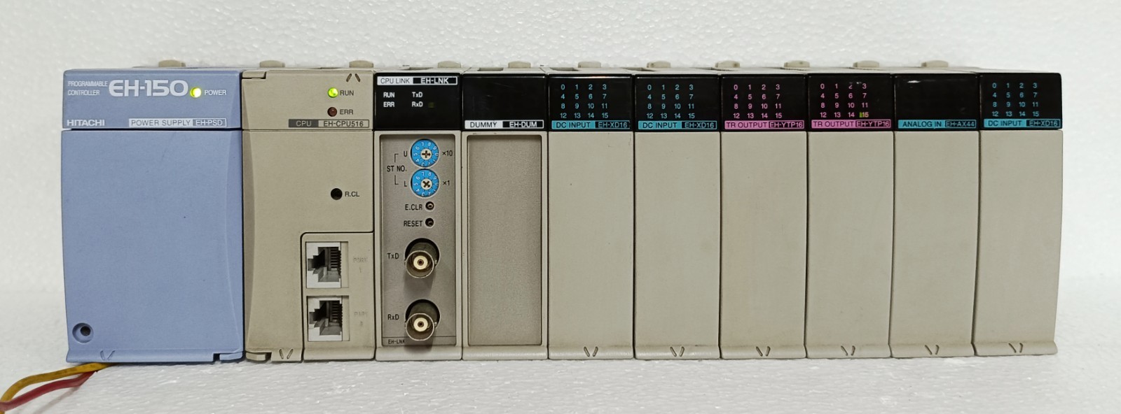Hitachi EH-150 PLC: EH-CPU516 EH-PSD EH-BS8A XD16 YTP16 AX44 LNK System