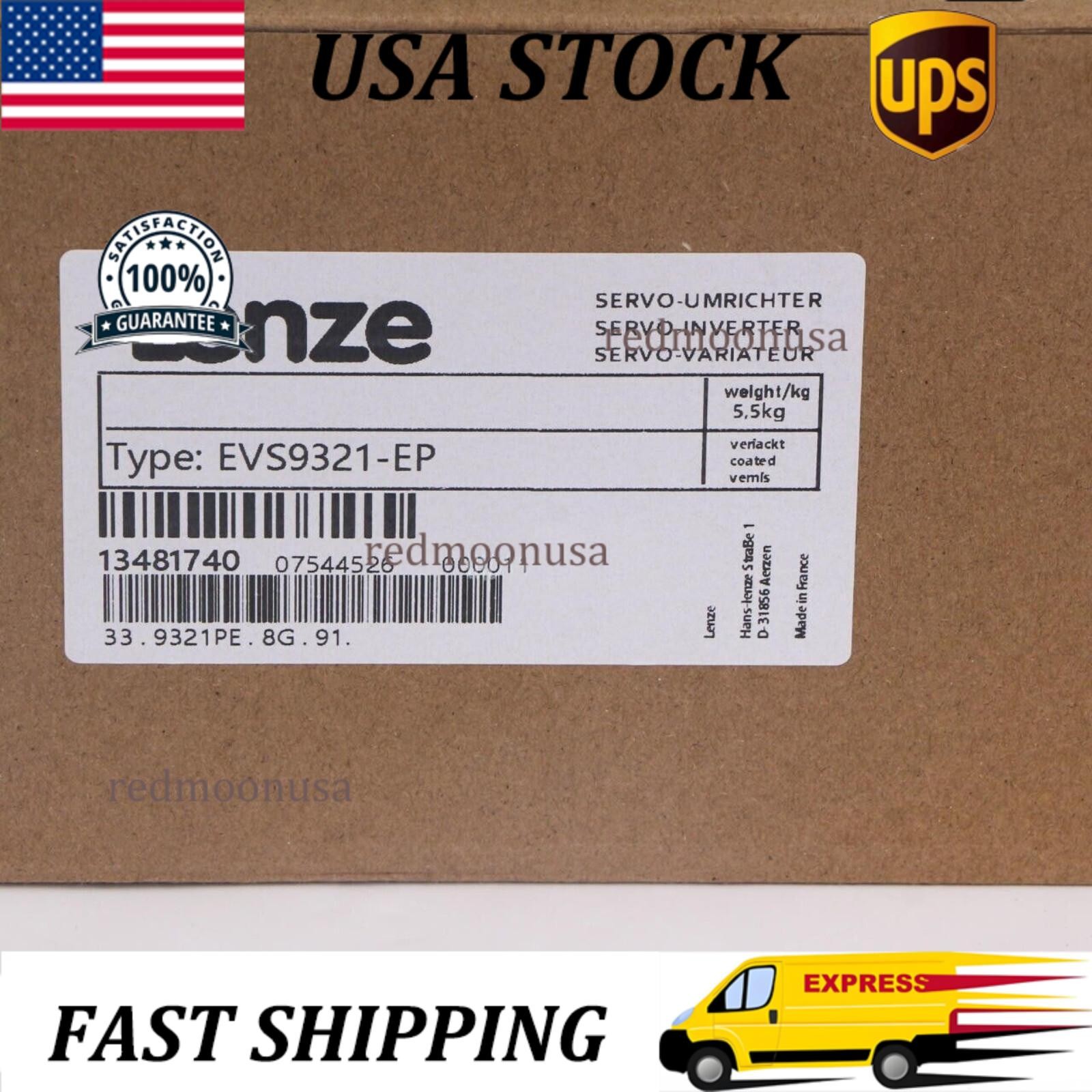 EVS9321-EP NEW LENZE Servo Inverter EVS9321-EP