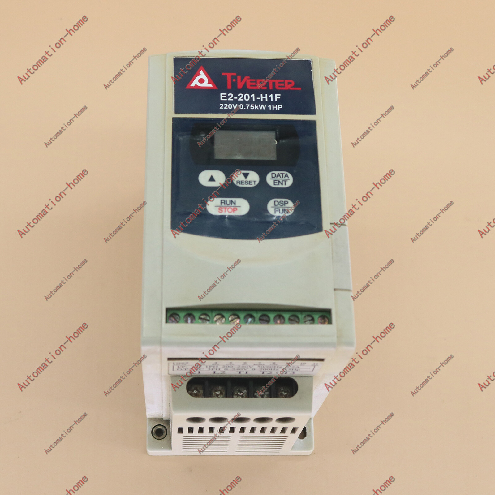 1PC Used For TECO Taian inverter E2-201-H1F 220V 0.75KW Free Shipping