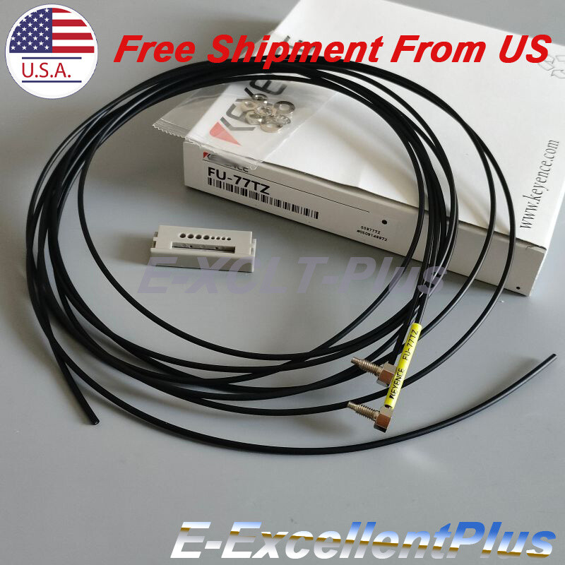 For Keyence FU-77TZ FU77TZ Digital Fiber Optic Sensor Amplifier Switch US Stock