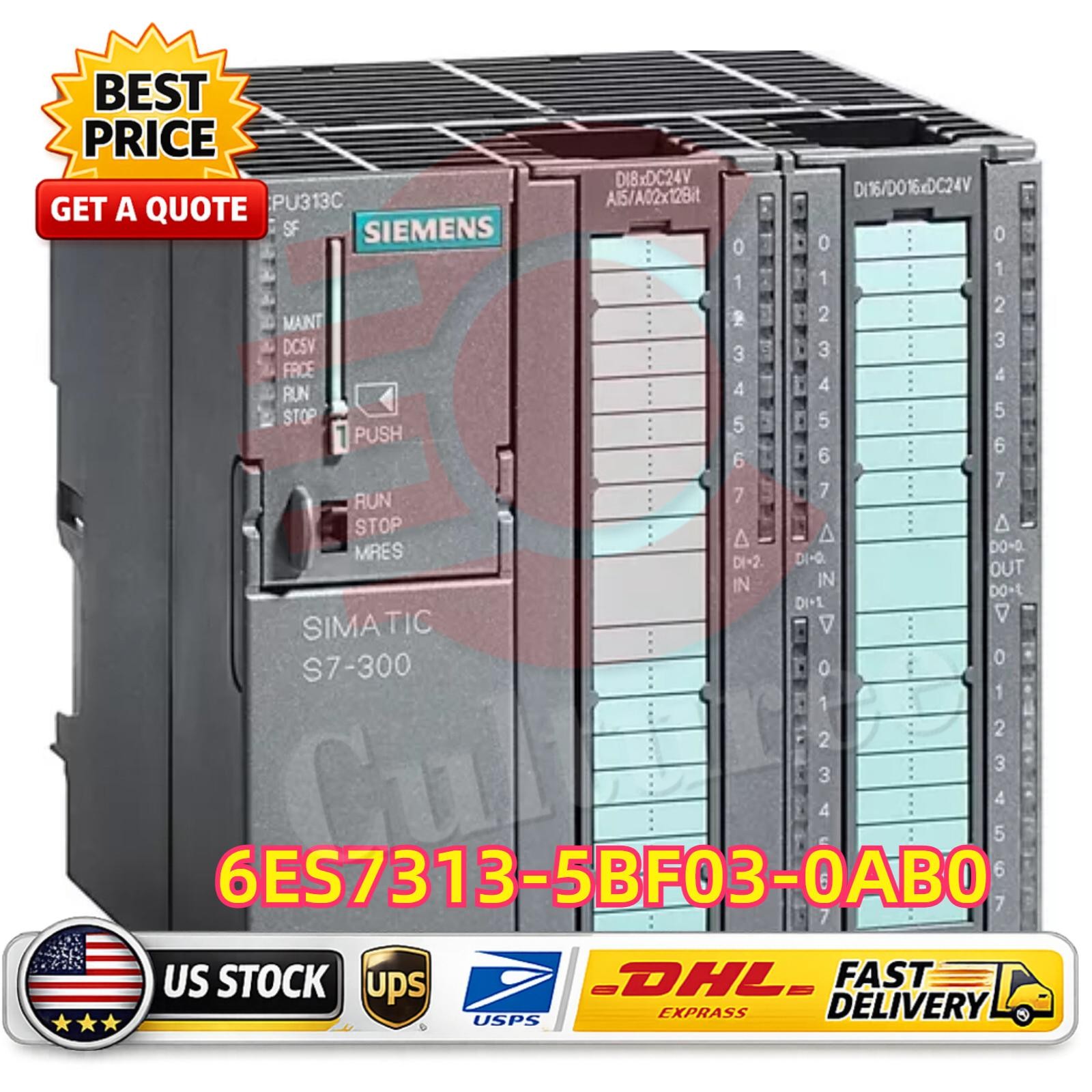 New Siemens 6ES7 313-5BF03-0AB0 6ES7313-5BF03-0AB0 S7-300 CPU Modul