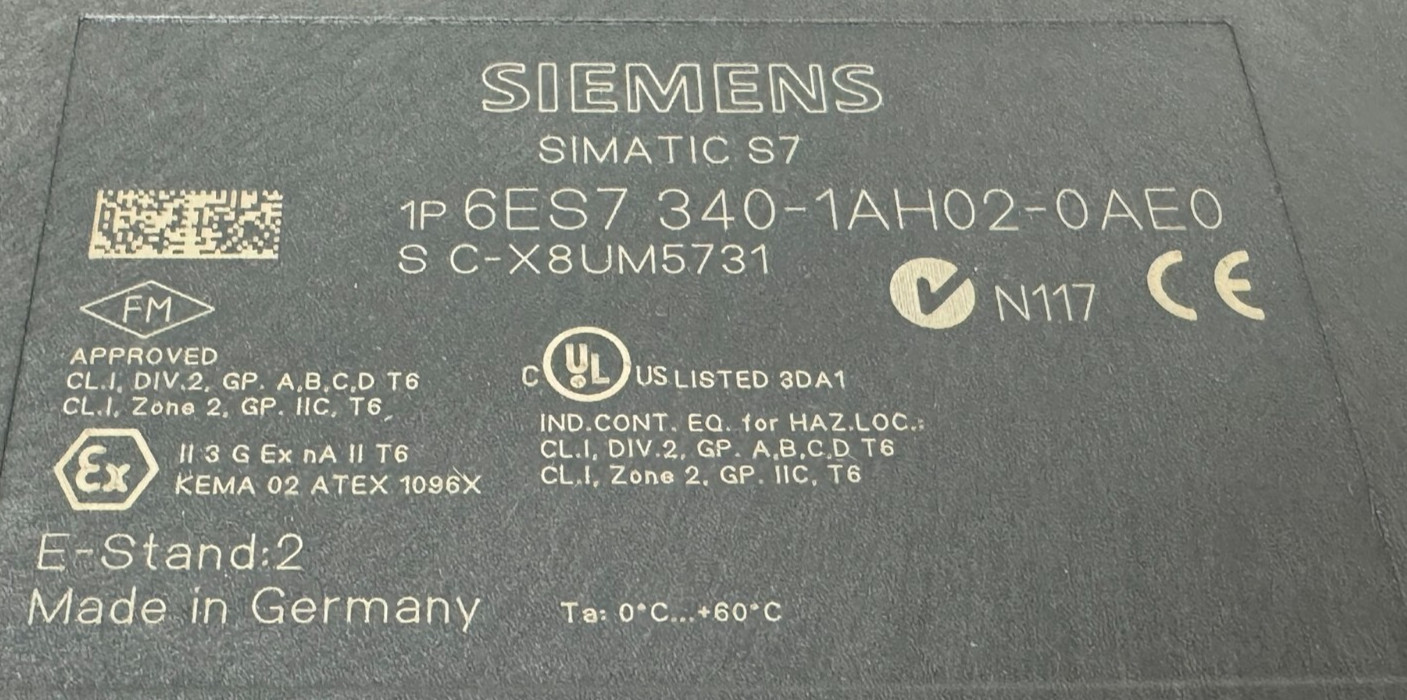 NEW SIEMENS 6ES7340-1AH02-0AE0 COMM. PROCESSOR CP340 6ES7 340-1AH02-0AE0