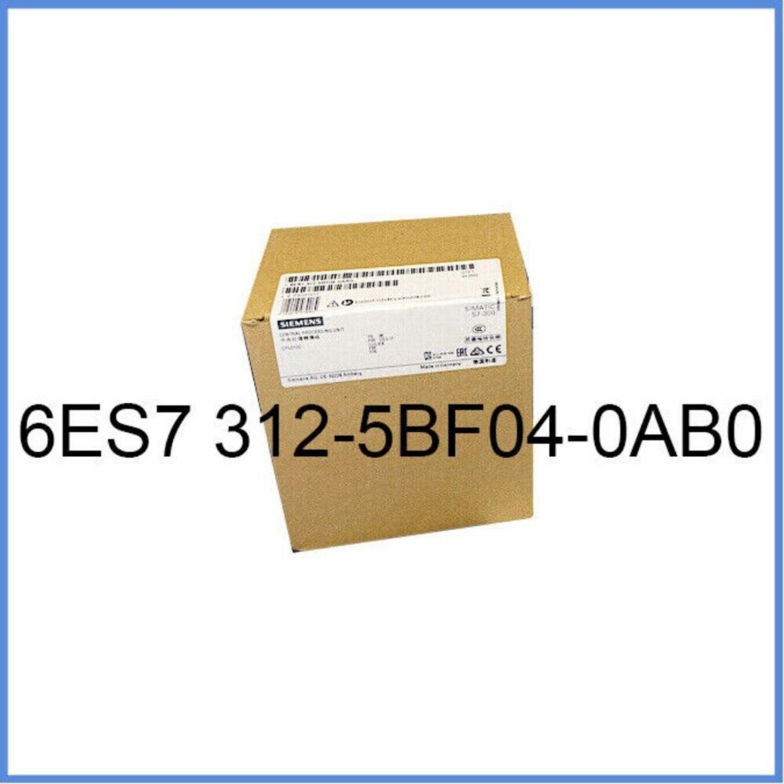 New Siemens SIMATIC S7-300 CPU 312C 6ES7312-5BF04-0AB0 6ES73125BF040AB0