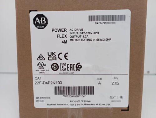 1PC NEW AB 22F-D4P2N103 PowerFlex 4M AC 22FD4P2N103 Drive Fast Shipping