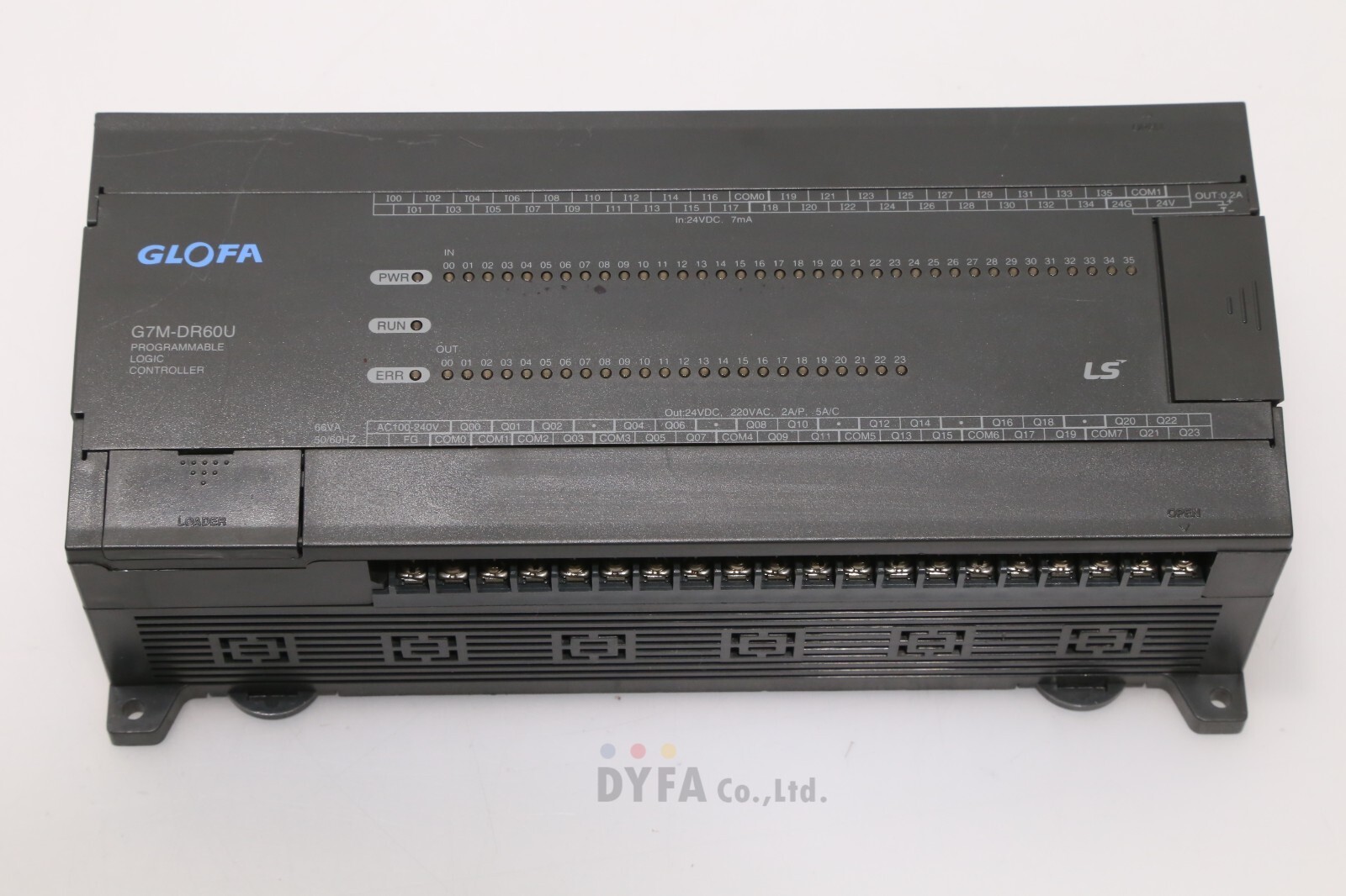 LS GLOFA used G7M-DR60U V2.00 Programmable Logic Controller PLC-I-2991=9T36