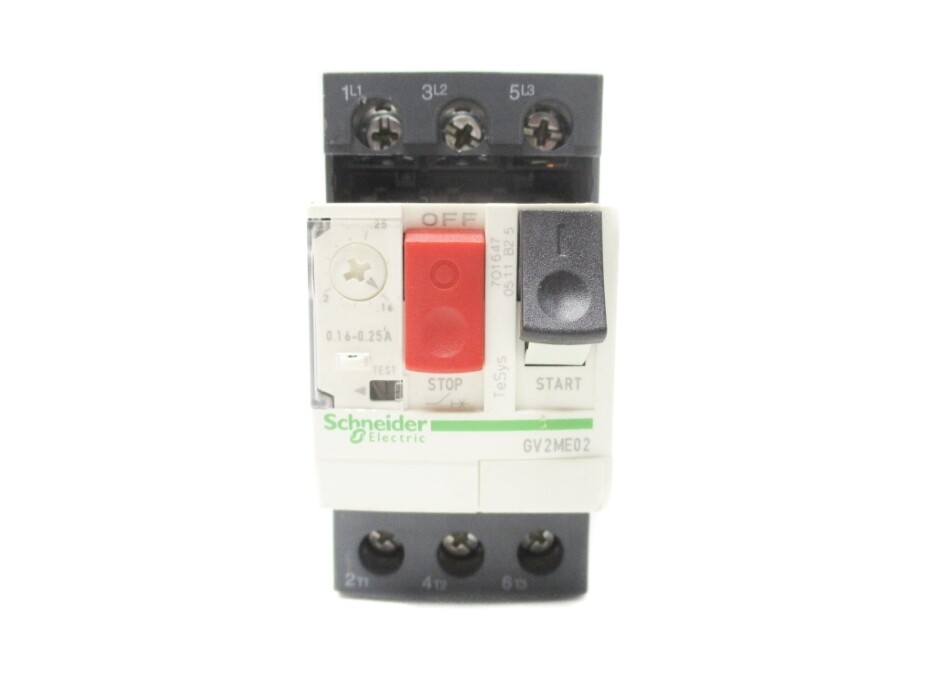 SCHNEIDER ELECTRIC GV2ME02 0.16-0.25A UNMP