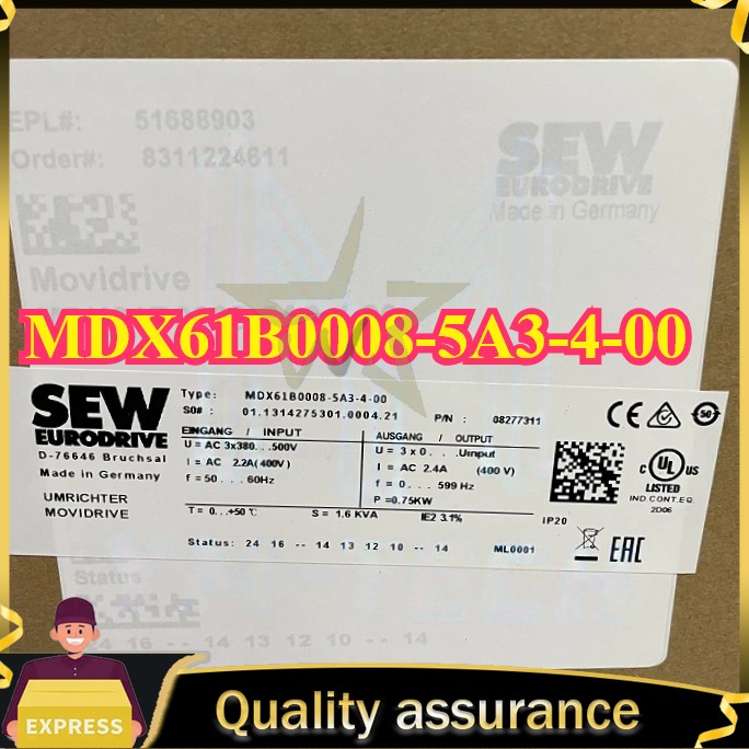 MDX61B0008-5A3-4-00 1PCS NEW SEW EURODRIVE MOVIDRIVE Original Quality Goods