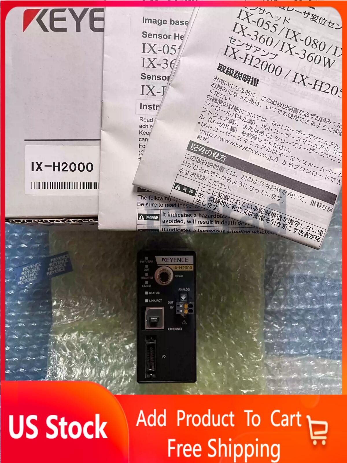 1PC Keyence IX-H2000 Laser Sensor New US Free TAX IXH2000 US Free TAX