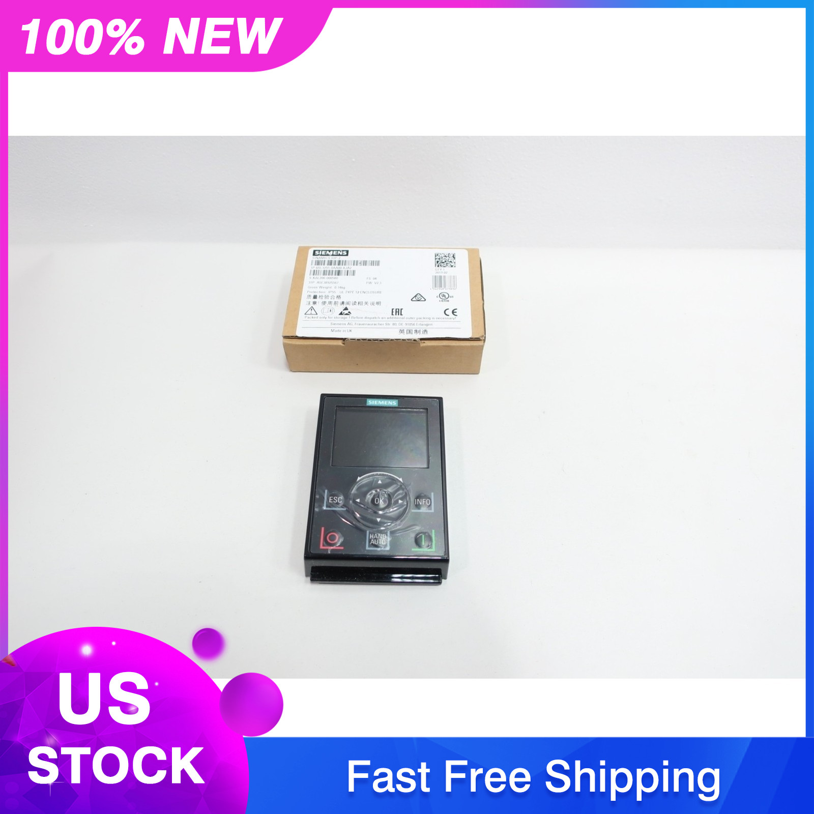 New Siemens 6SL3255-0AA00-4JA2 6SL32550AA004JA2 G Intelligent Operator Panel