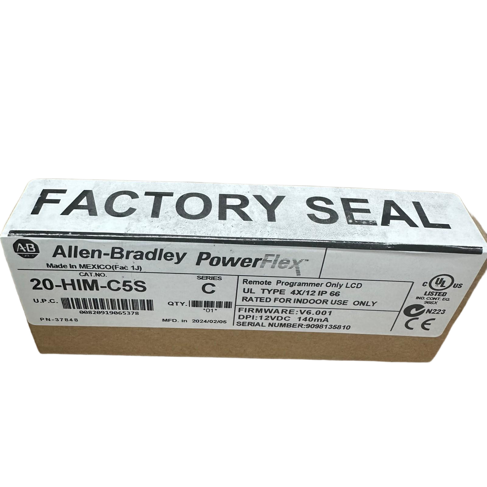 20-HIM-C5S PowerFlex Remote DPI HIM Human Interface Module NEW UPS WKC0