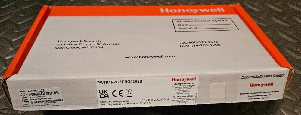 NEW Honeywell Dual Reader Module PW7K1R2B