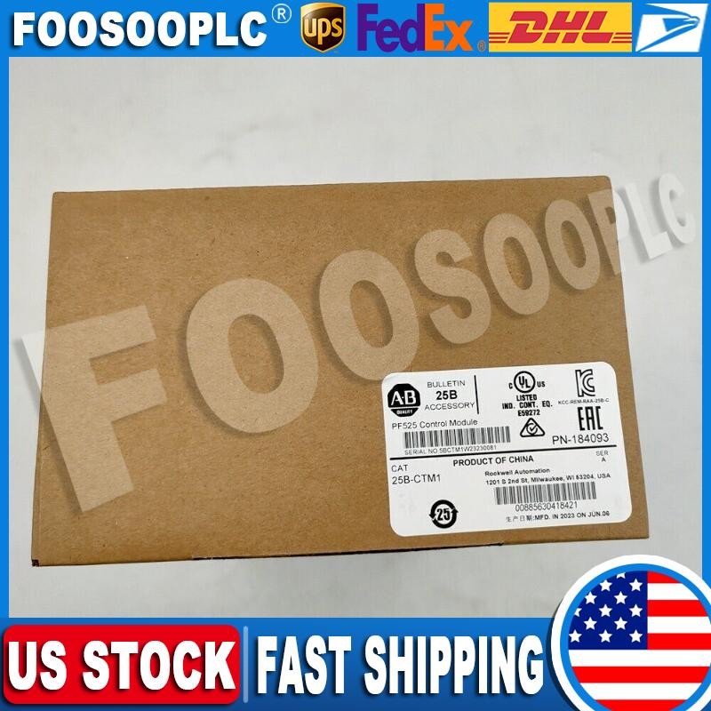 25B-CTM1 PowerFlex 525 Control Module New AB Factory Original Sealed Box 25BCTM1