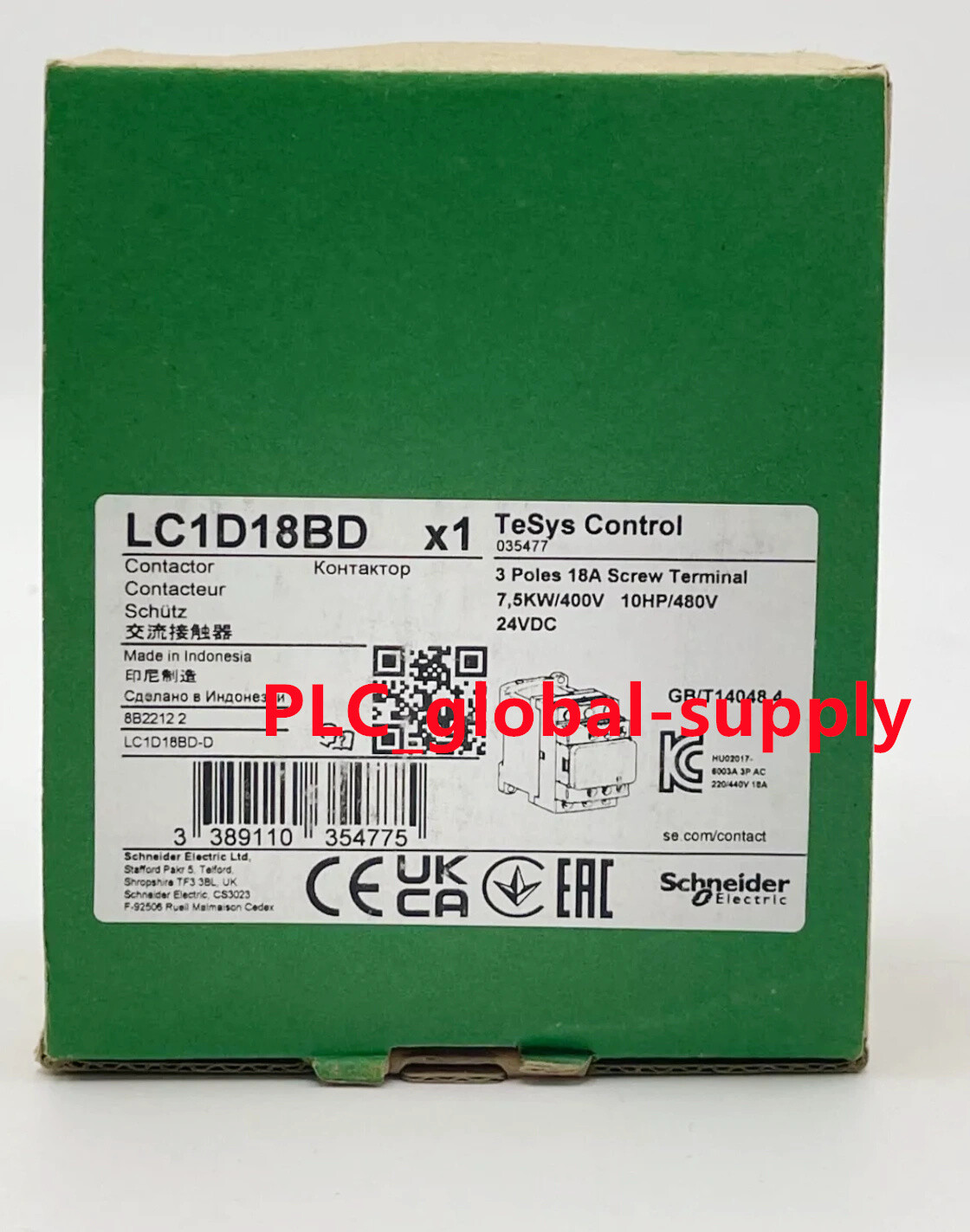 LC1D18BD 1PCS New original Schneider Contactor LC1D18BD Fast shipment
