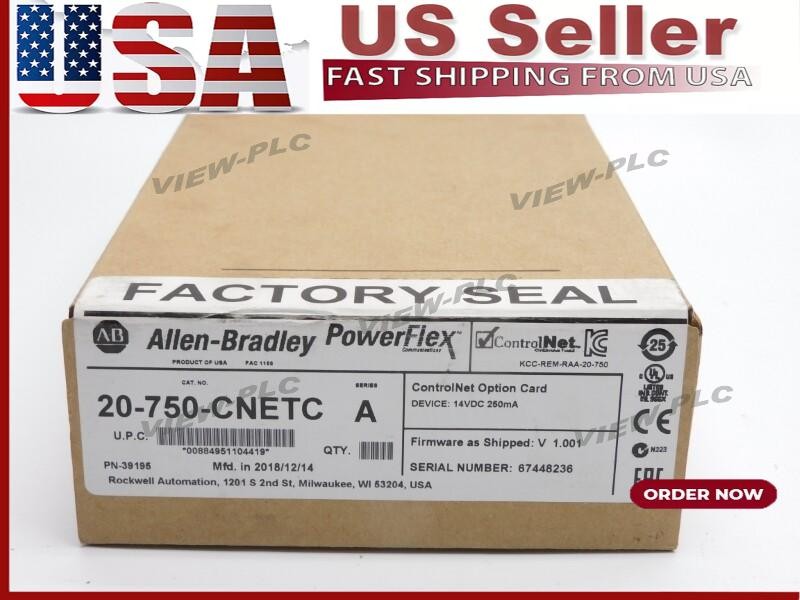 ALLEN BRADLEY 20-750-CNETC SER. A 14VDC F/W V1.001 NSMP NEW