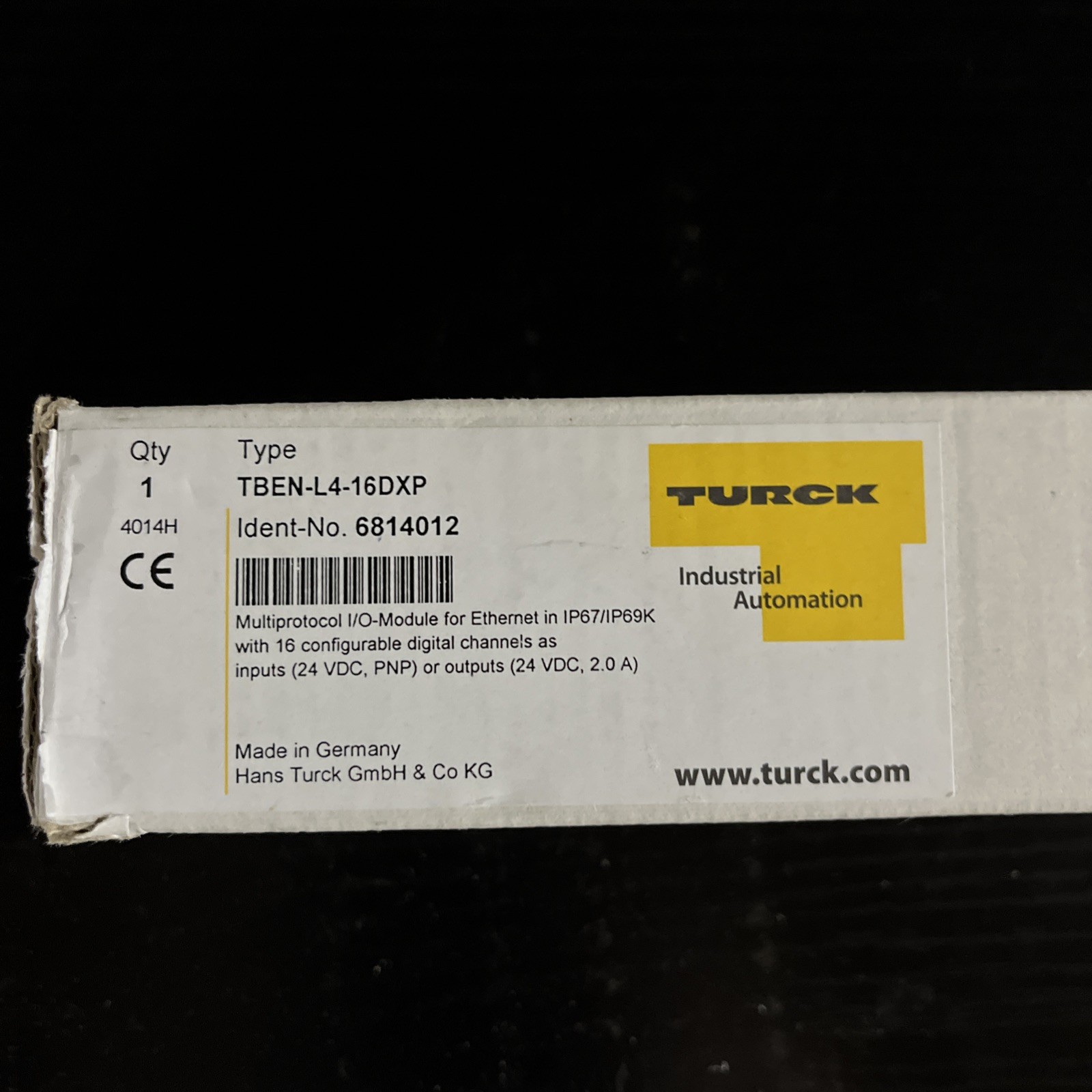 Turck TBEN-L4-16DXP Ethernet Multi-Protocol I/O Module – Free Shipping