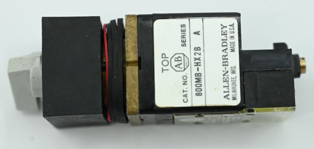 Allen Bradley 800MB-HX2B Selector Switch 800MBHX2B with 800M-XA