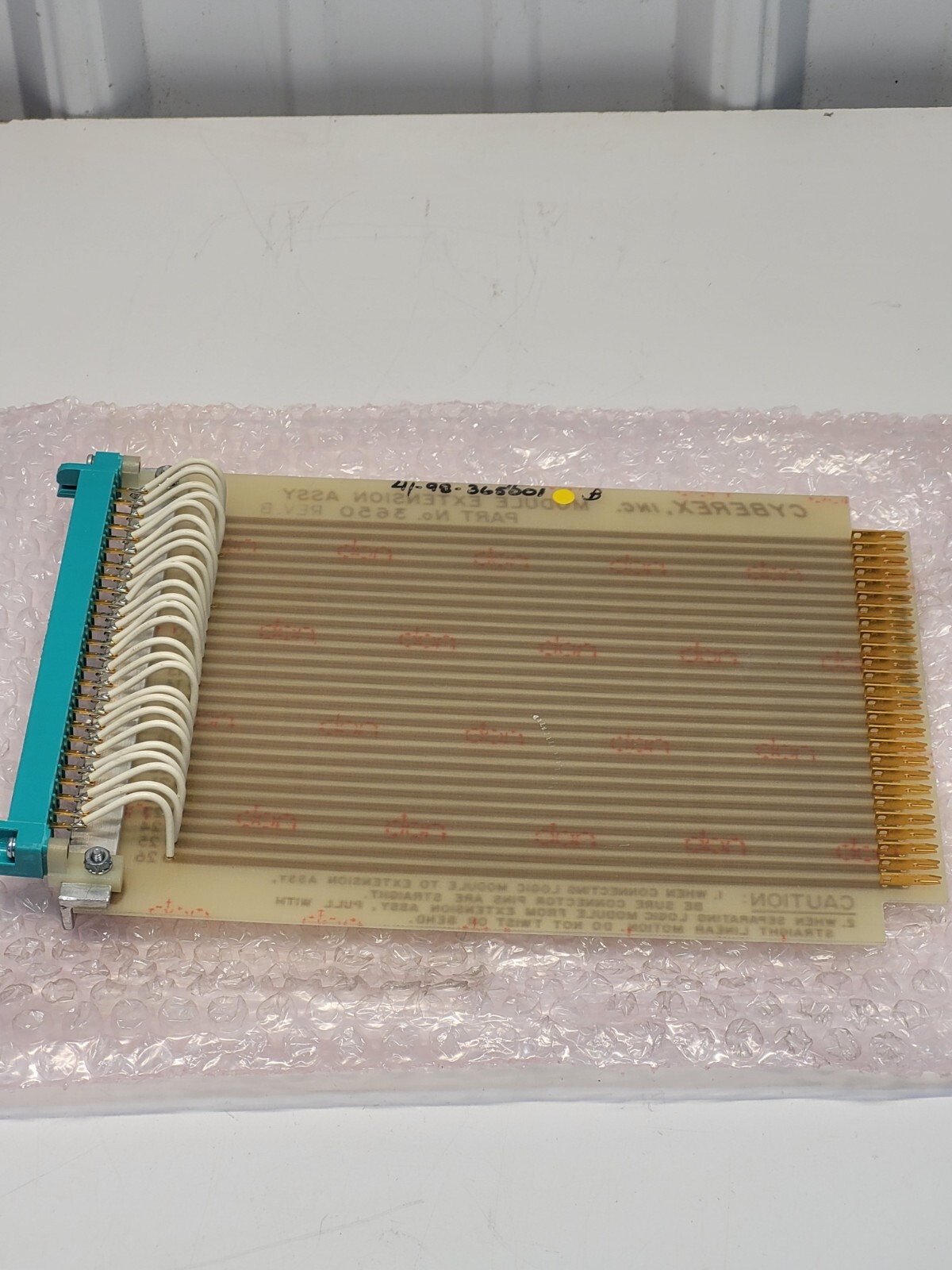 CYBEREX 41-98-365001 REV B EXTENSION MODULE NEW UNUSED b27